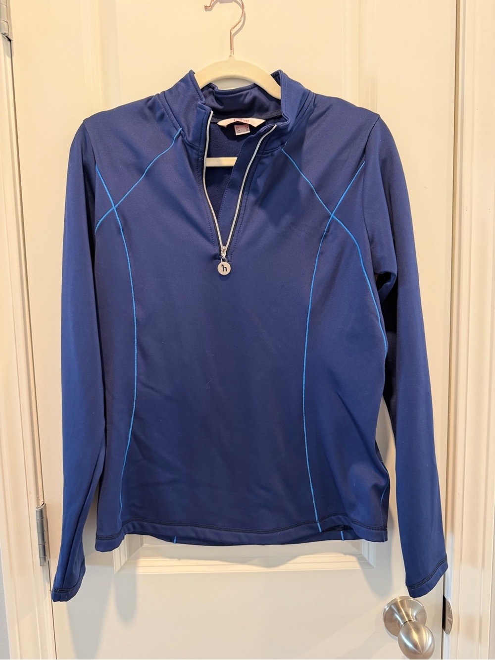 Women's Navy Quarter-Zip Active Pullover